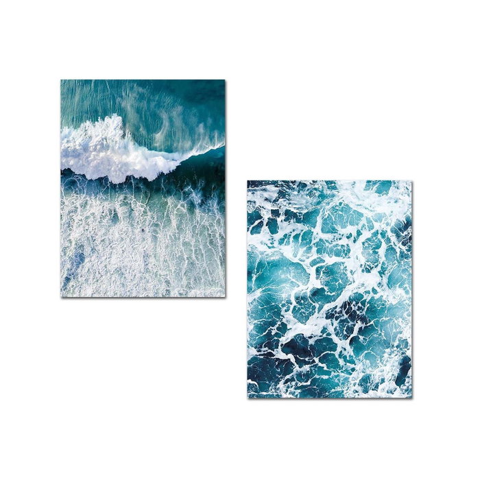 Wallity Cuadros Decorativos de MDF Multicolor (2 Piezas)